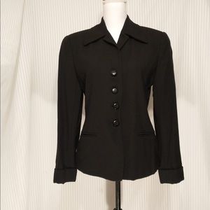 Black 100 % Wool N M Essentials Jacket. GUC